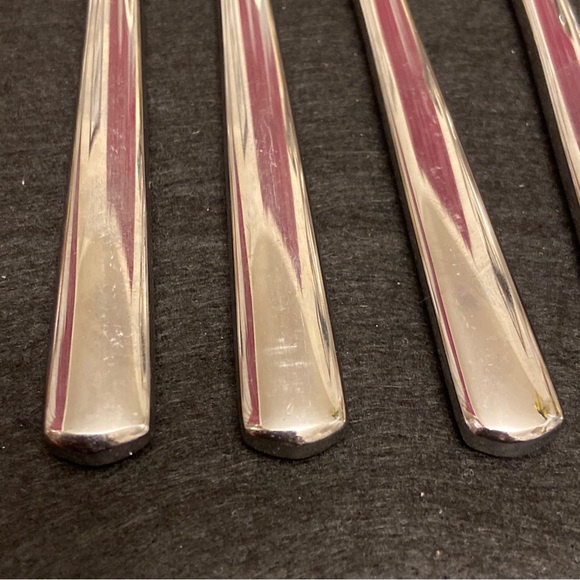 WMF Cromargan 4 Dinner Knives 8” & 2 Steak 9” Boston Pattern Stainless Flatware. - Picture 7 of 9